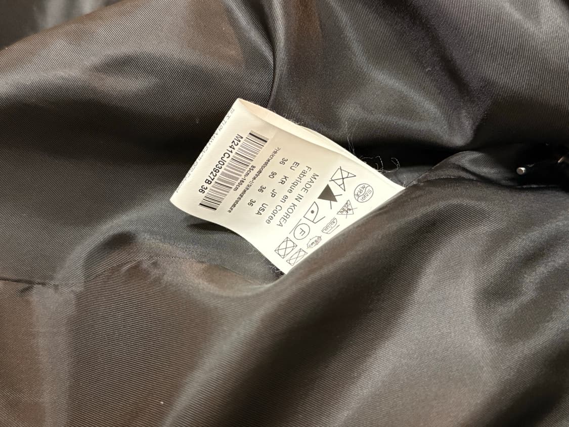 [미착용] 우영미 24SS 싱글 나일론 자켓 36 팝니다! 쿨거래네고 상품이미지6