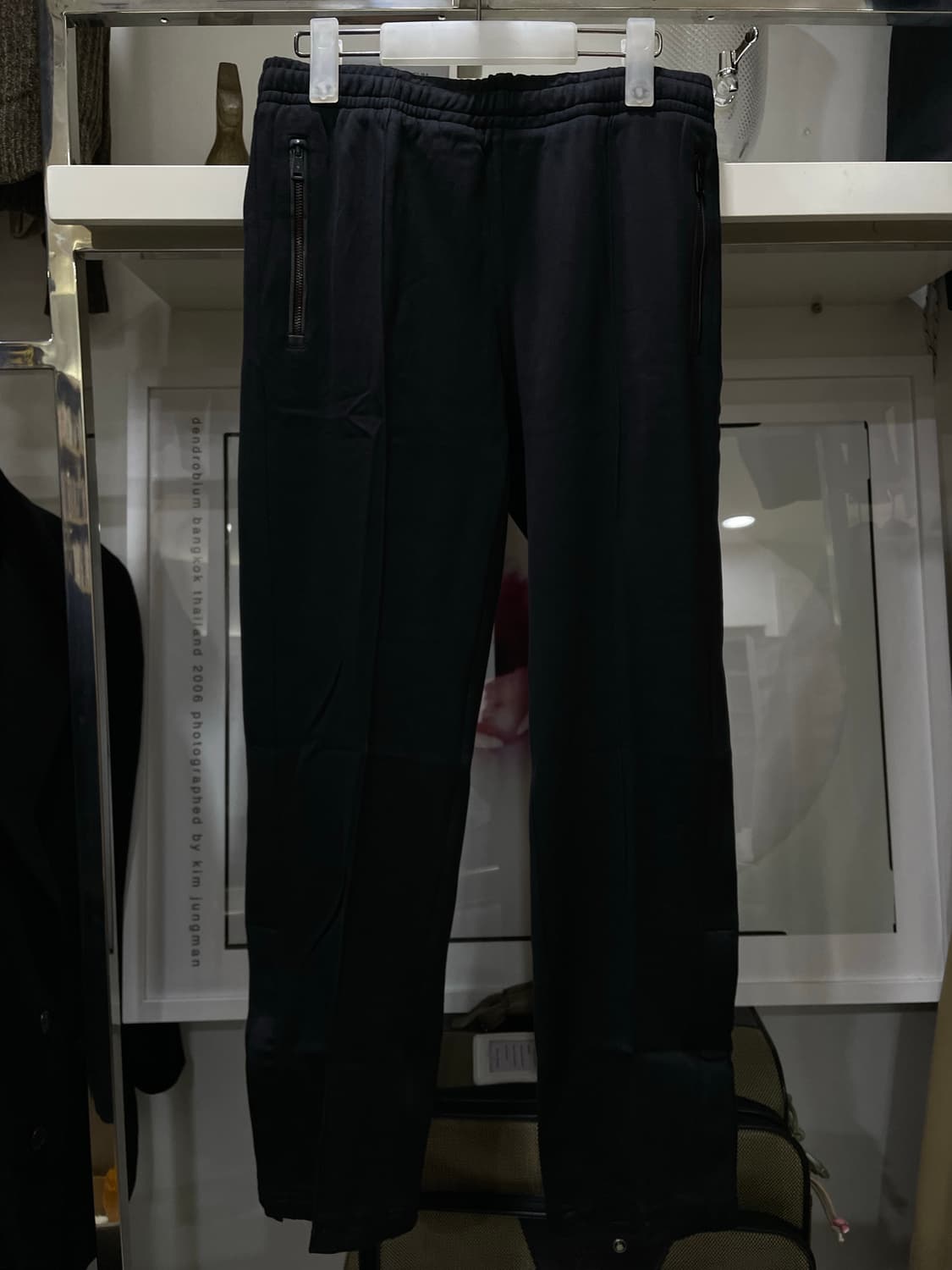 폴로랄프로렌(블랙라벨)/블랙 트레이닝팬츠(S) 상품이미지1