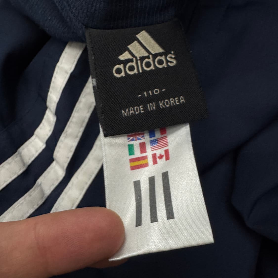 아디다스 00s 삼선 올드스쿨 와이드 바람막이 트랙팬츠 상품이미지6