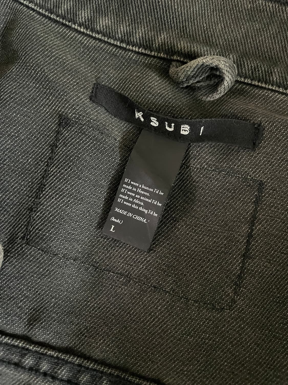 Ksubi 레더 슬리브 데님 자켓 상품이미지5