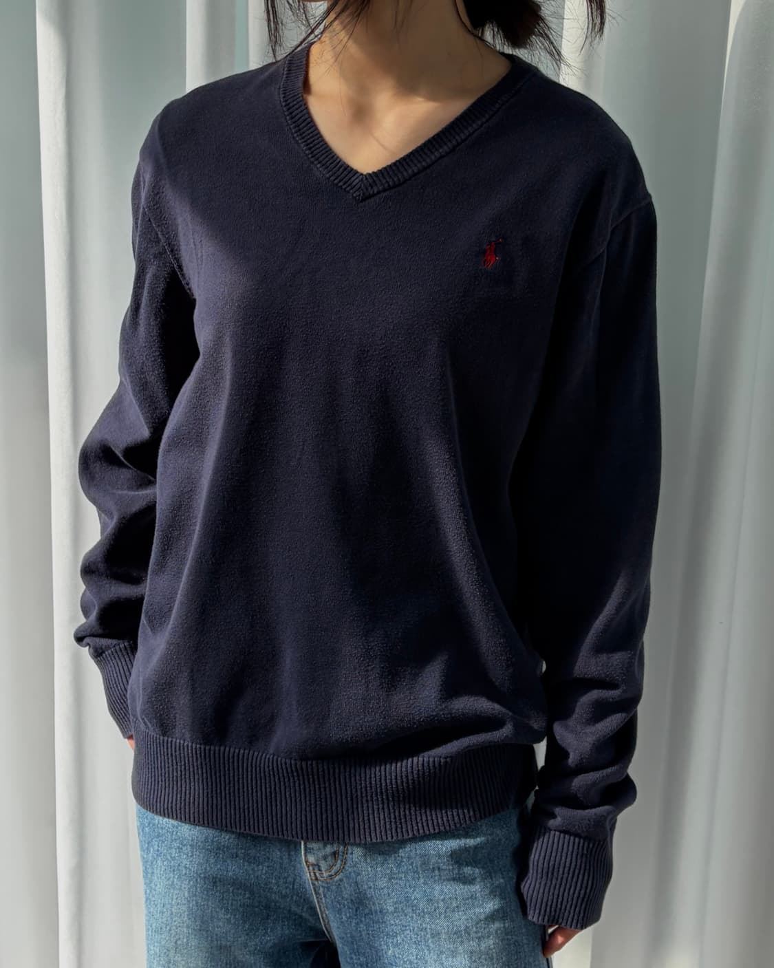 [M]폴로 랄프로렌 빈티지 브이넥 니트 상품이미지1