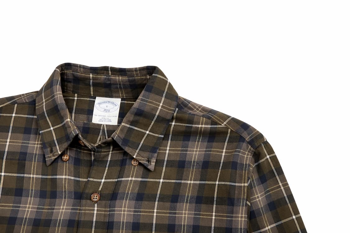 USA 미국 빈티지 y2k 아메카지 브룩스브라더스 346 체크셔츠 S 상품이미지5