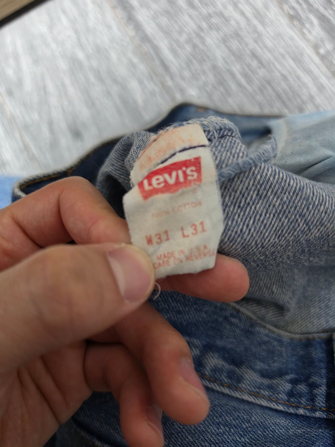 90s usa 빈티지 리바이스 501 31x31 상품이미지5