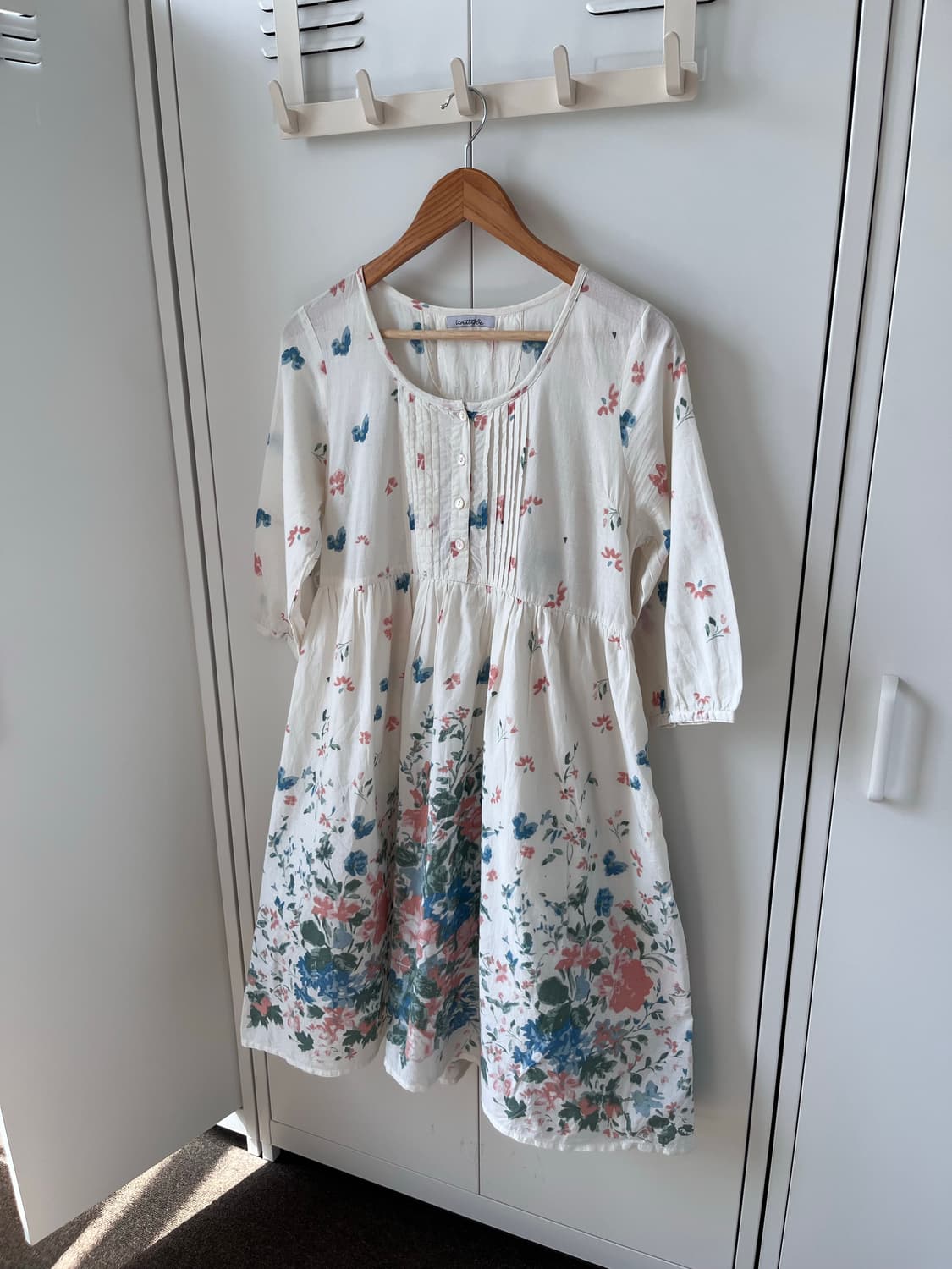 Vintage 꽃패턴 핀턱 원피스 상품이미지1