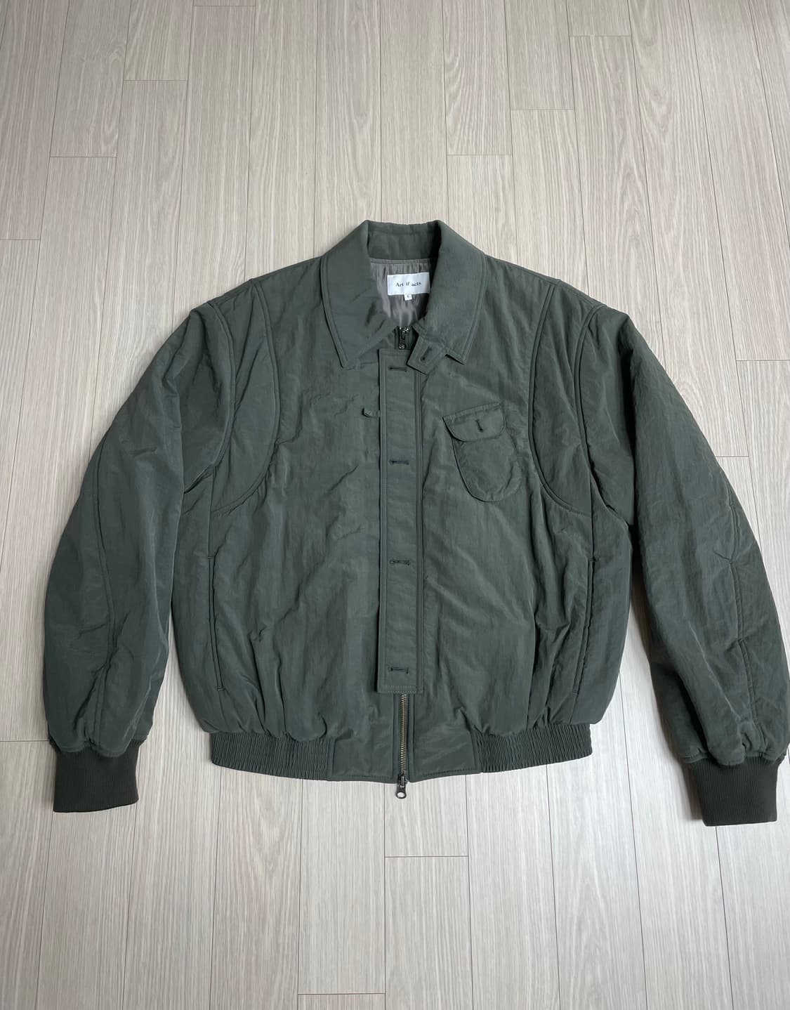 아트이프액츠 Solid Pocket MA-1_ Moss Green(L) 상품이미지8