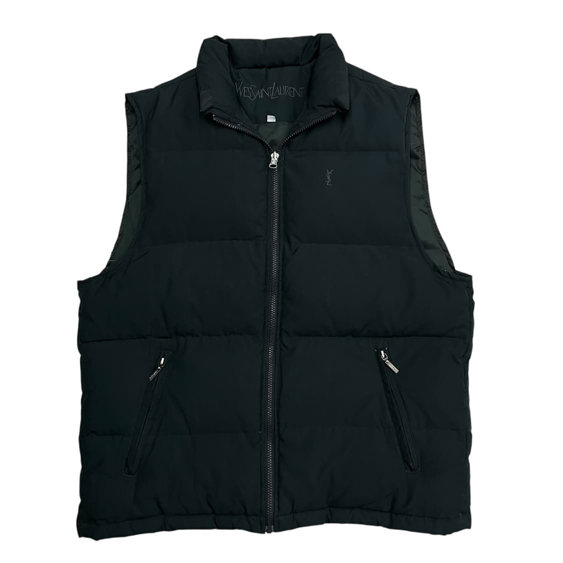 입생로랑 미니로고 차콜 패딩 조끼 105 상품이미지2