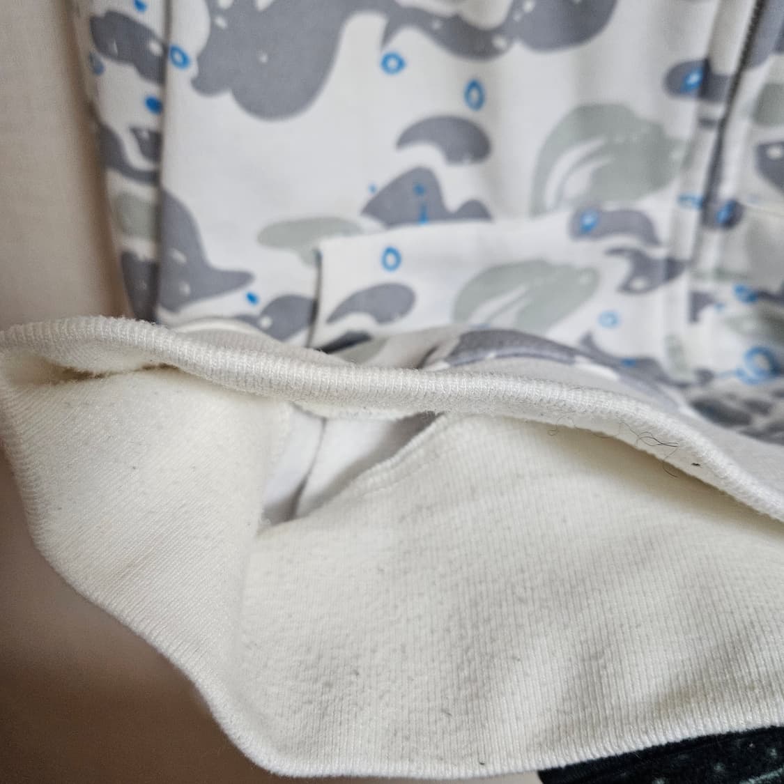 베이프 샤크 스페이스 카모 후드집업 L 상품이미지7