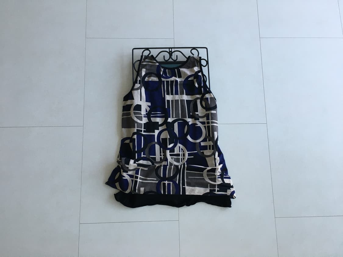 vintage geo print top 상품이미지5