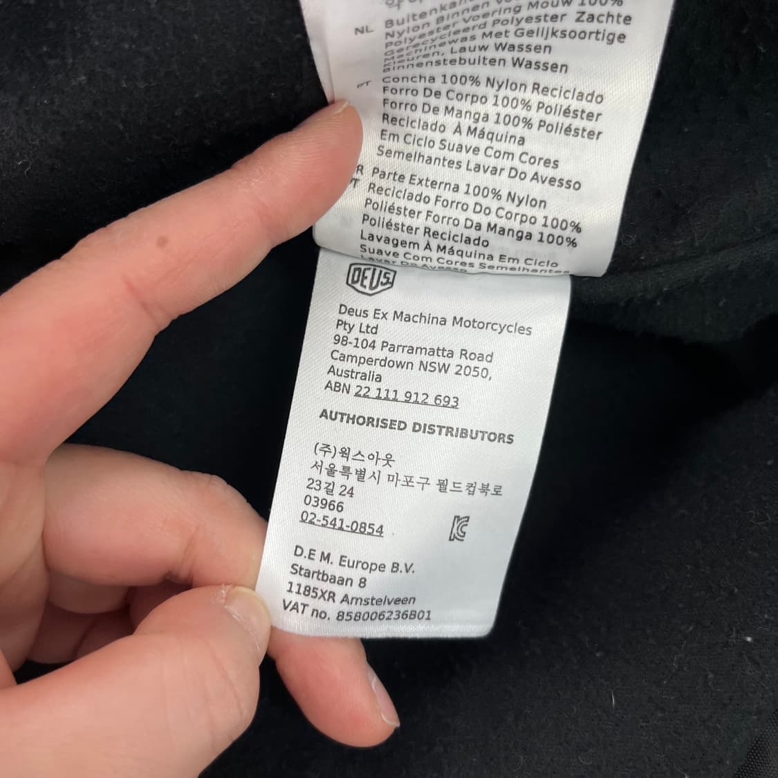 100 데우스 엑스 마키나 코치자켓 상품이미지10