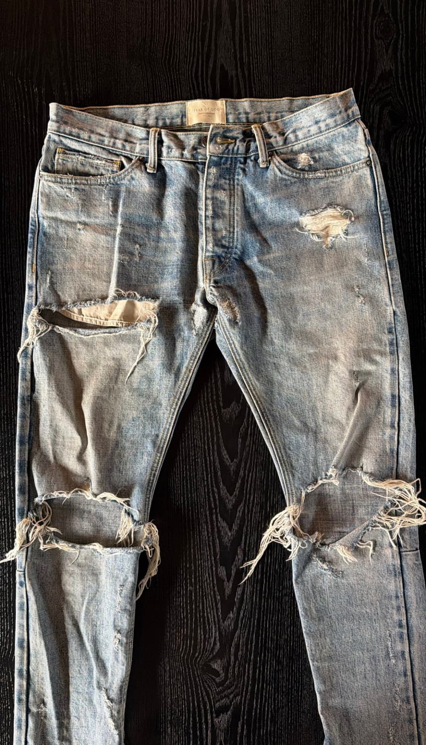 fear of god 4th distressed jean OG 상품이미지2