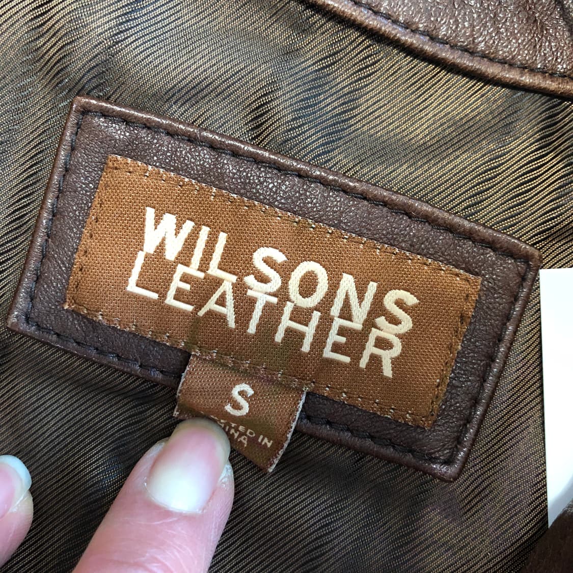 윌슨 브라운 레더자켓 상품이미지4