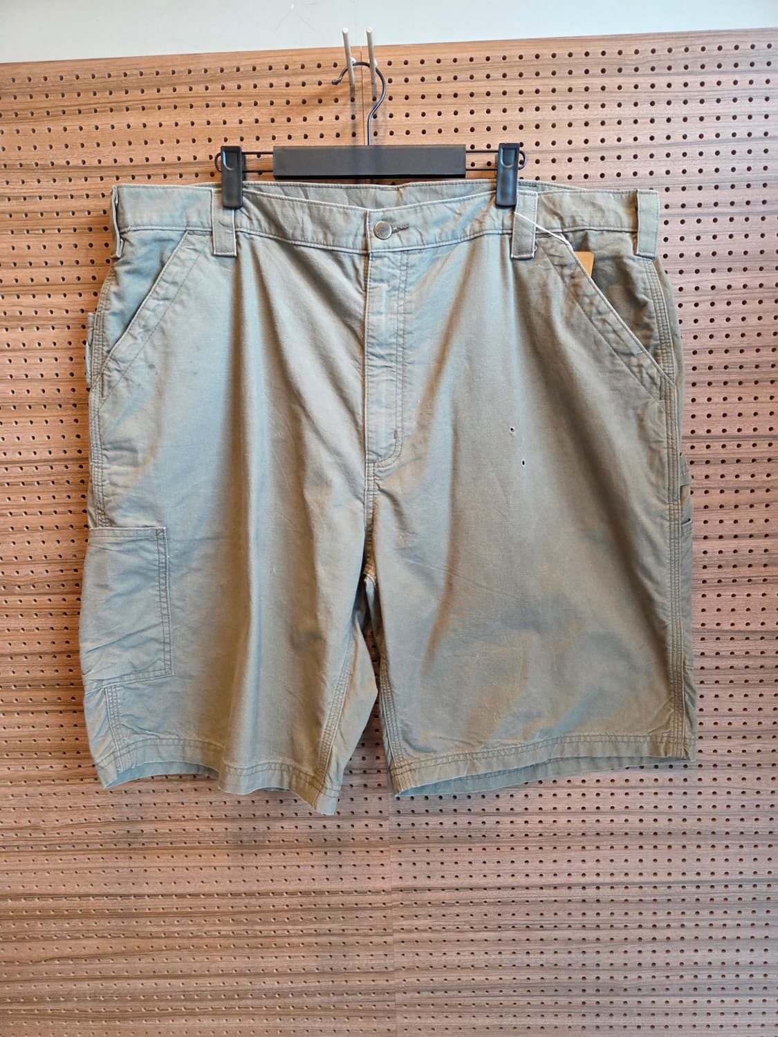 [빅사이즈] 칼하트 B147 카펜터 쇼츠 LBR 카키빛 상품이미지2