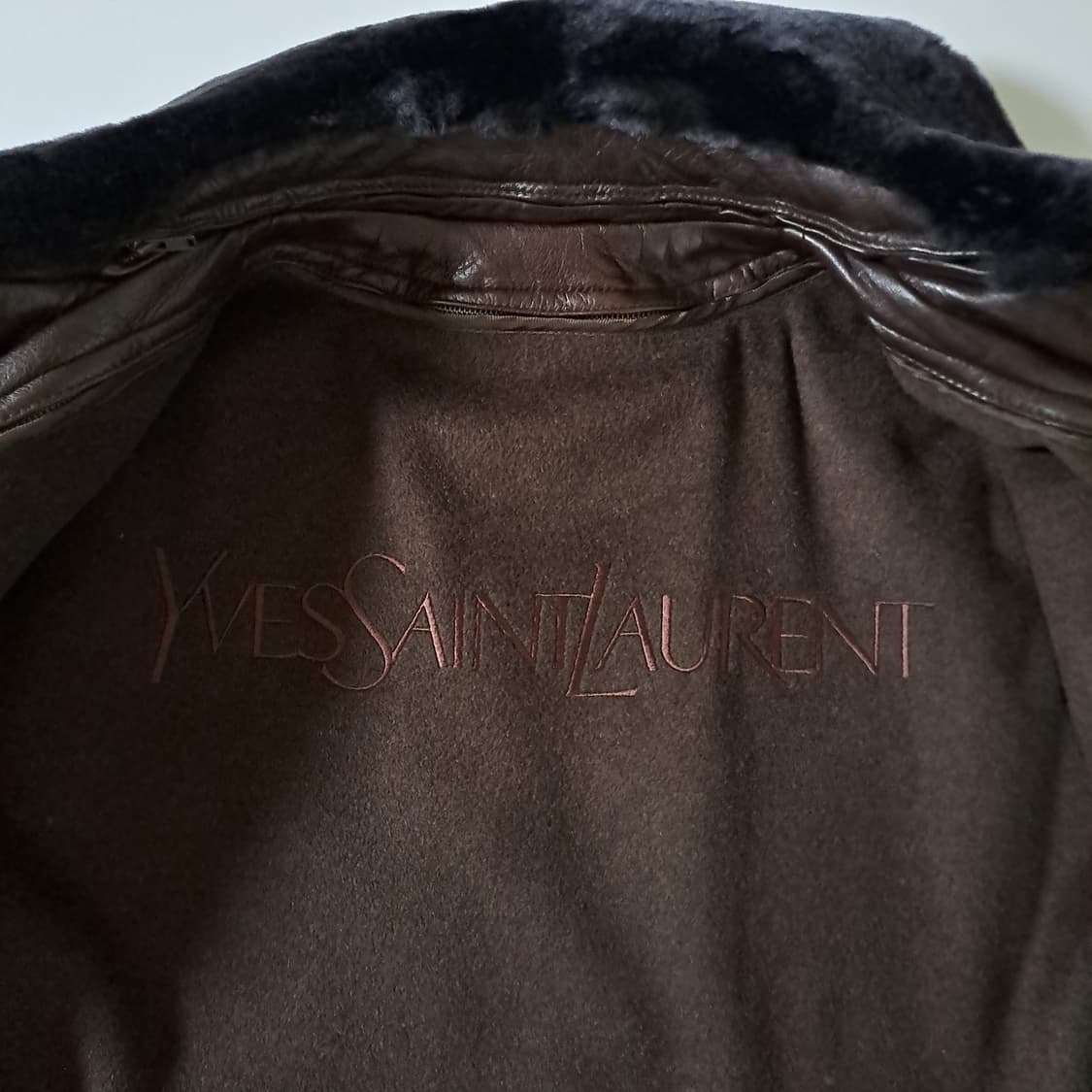 (택포) 입생로랑 양가죽 안감 탈부착 자켓 105 B753 상품이미지7