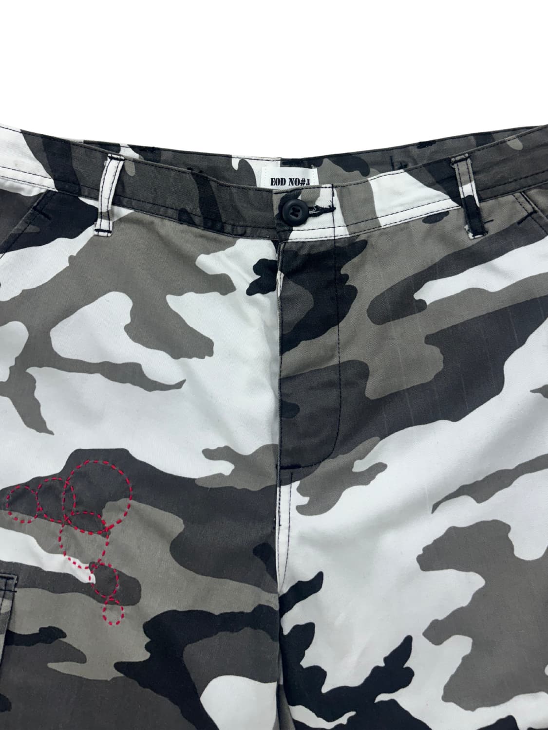 Distressed Sashiko Snow camo Bermuda _ 2 상품이미지5