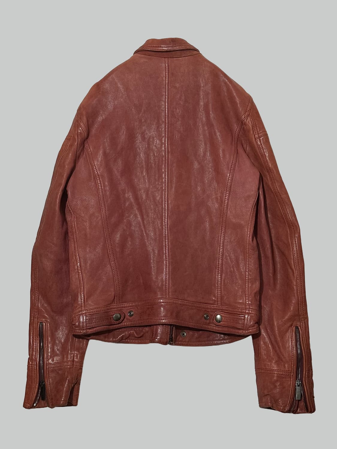 알마니 레더 자켓 상품이미지8