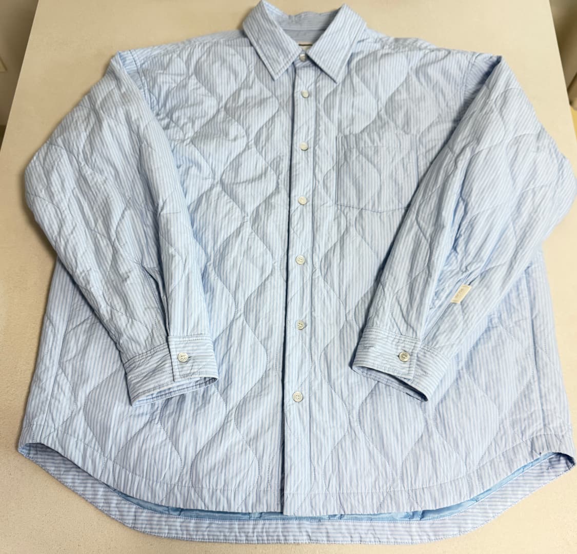 [새상품] 우영미 스트라이프 퀼티드 셔츠 48 상품이미지6