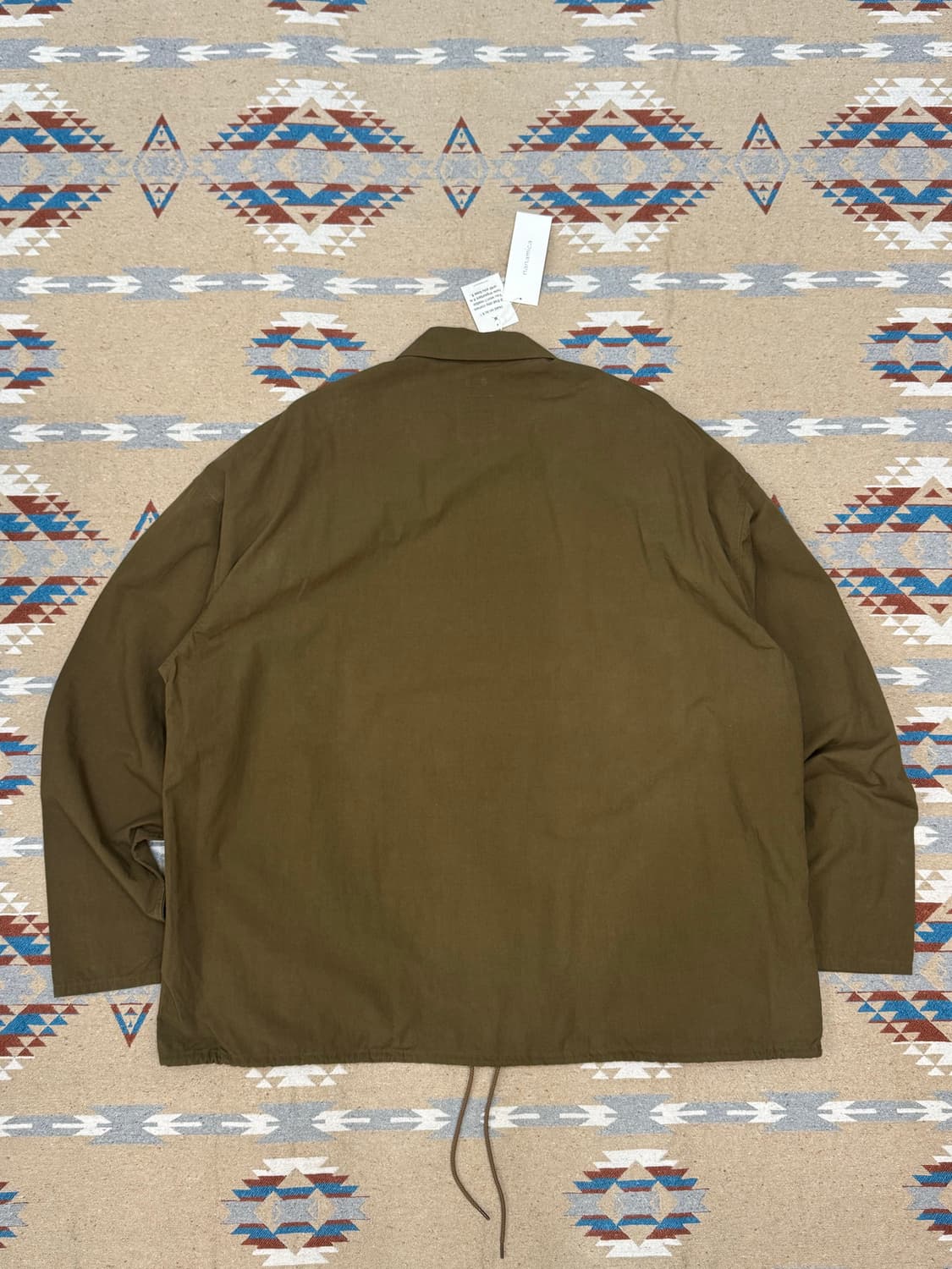 [S][100] 나나미카 코튼 울 덱 셔츠 코요테 상품이미지5