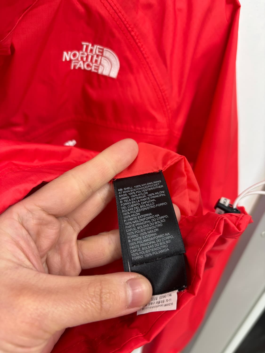 노스페이스 후드폴더블 바람막이 상품이미지5