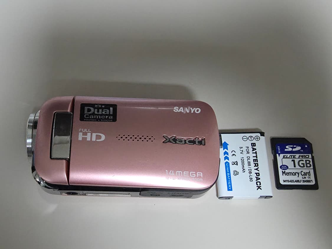 산요 작티 VPC-GH1 빈티지 디지털캠코더 상품이미지10