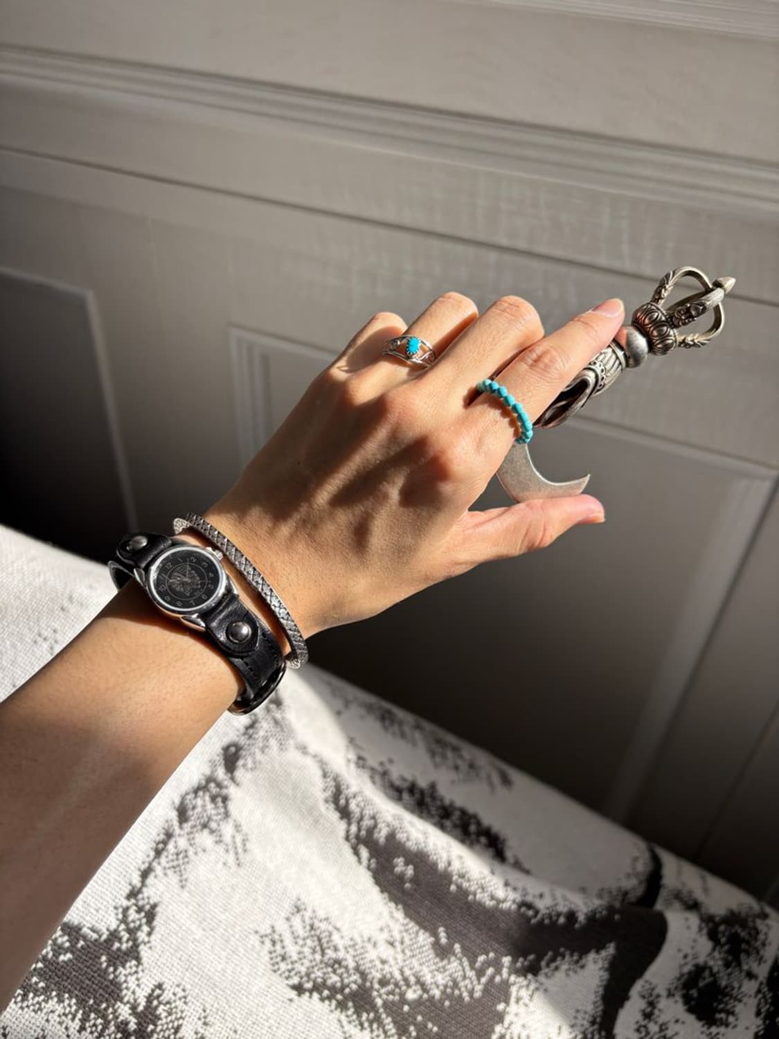 INDIAN BUCKLE WATCH BRACELET 인디언 버클 시계팔찌 상품이미지1