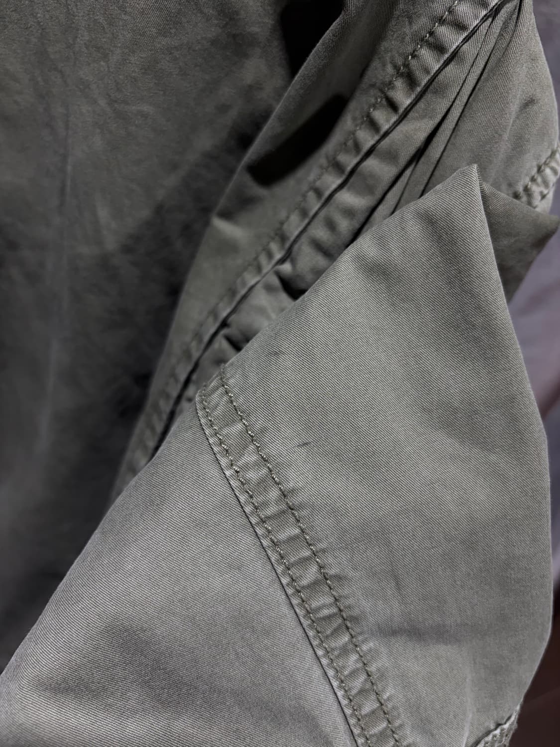 XL 타미힐피거 아메리칸 4포켓 패치로고 카키 야상 상품이미지7