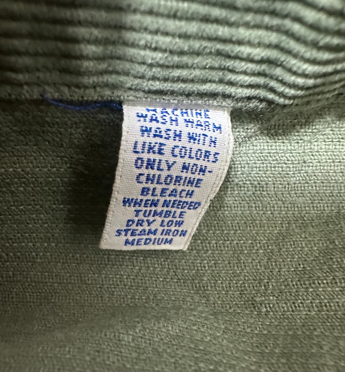 폴로 랄프로렌 그린 코듀로이 셔츠 상품이미지5