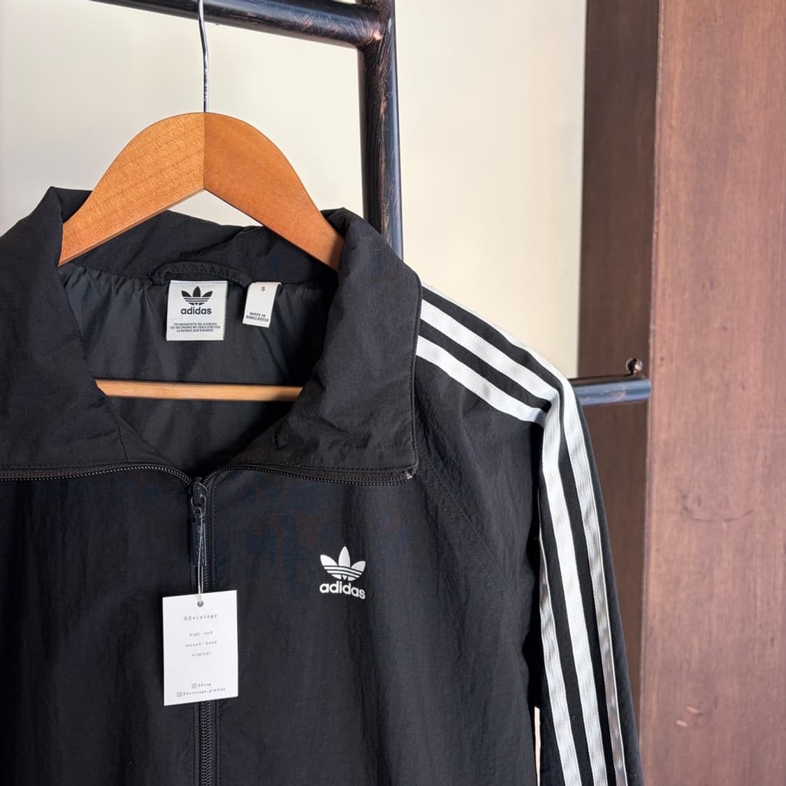 15437 - 아디다스 블랙 바람막이 자켓 상품이미지3