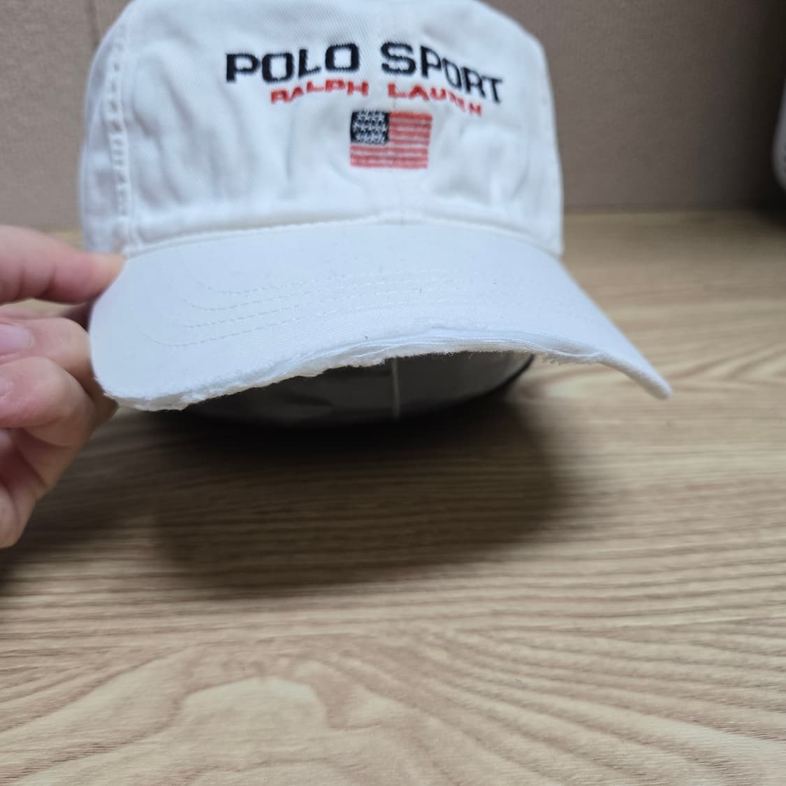 OS 폴로스포츠 디스트로이드 빈티지 볼캡 화이트 상품이미지6
