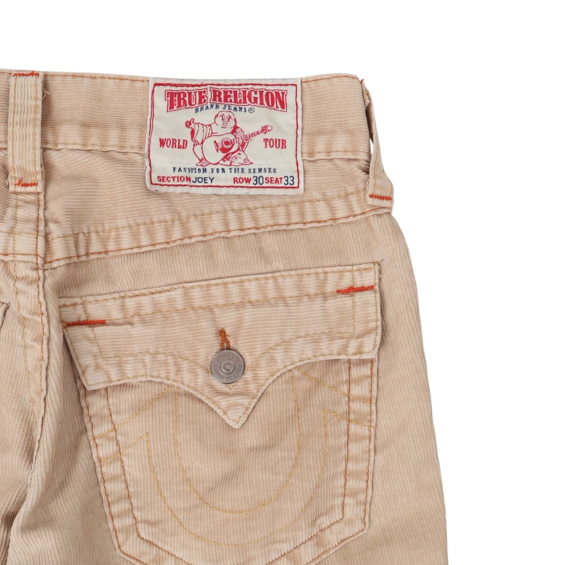 트루릴리젼 조이 코듀로이 베이지 팬츠 상품이미지3