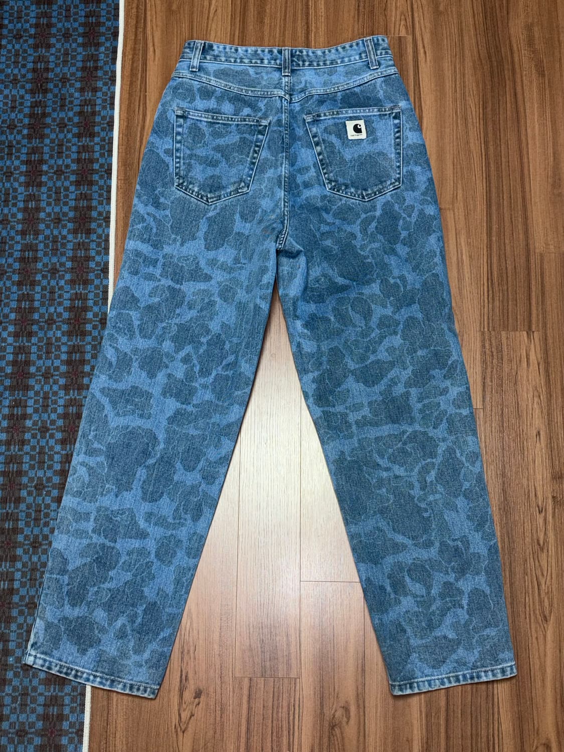 칼하트윕 우먼 덕 오렐 팬츠 매이트랜드 블루 블리차드 상품이미지2