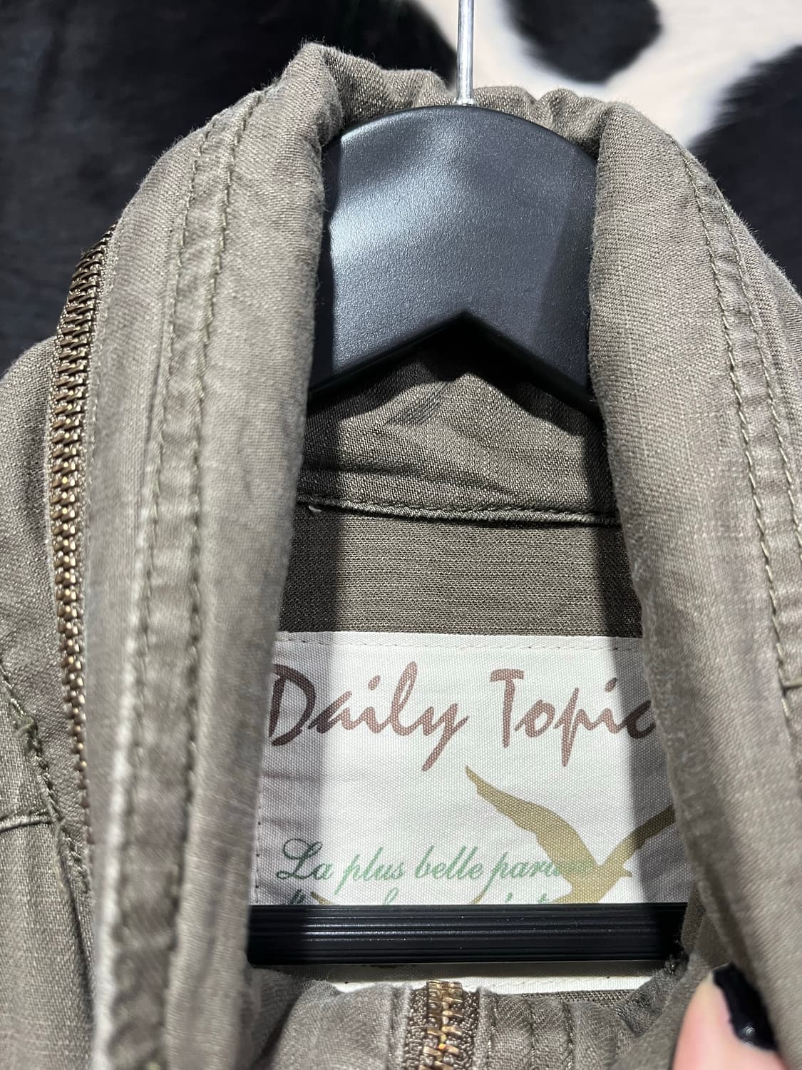 Y2K 카키 자켓 상품이미지4