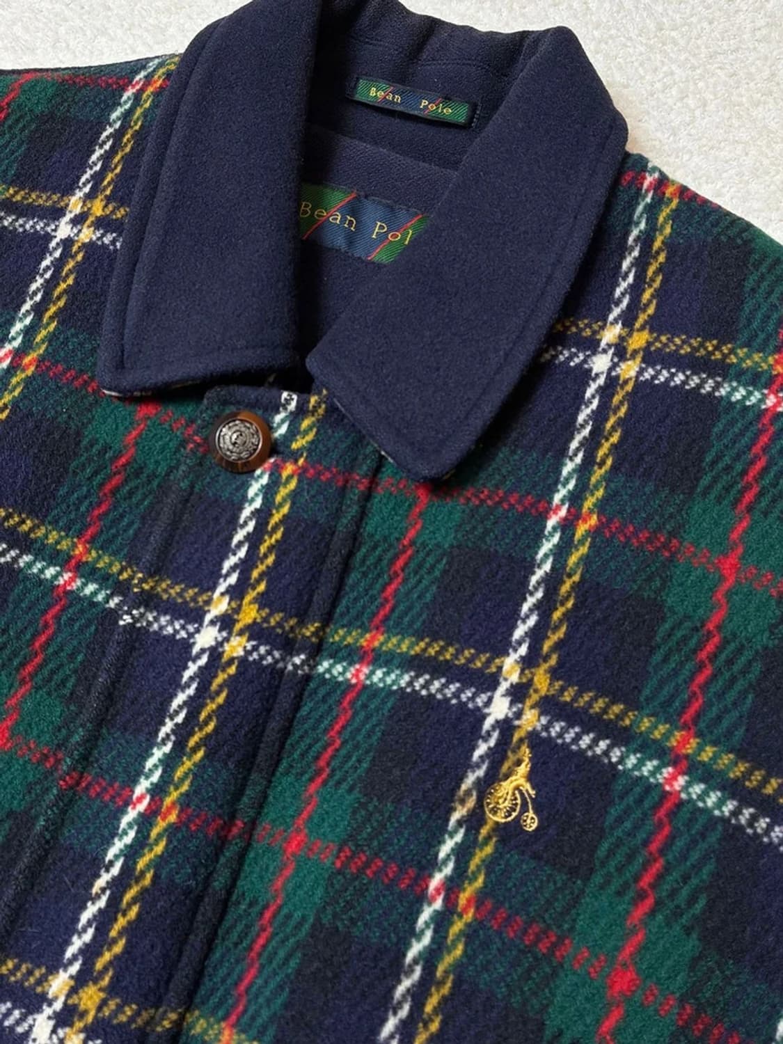 빈폴 90's G-9 헤링턴 울 체크 자켓 PN6385 상품이미지3
