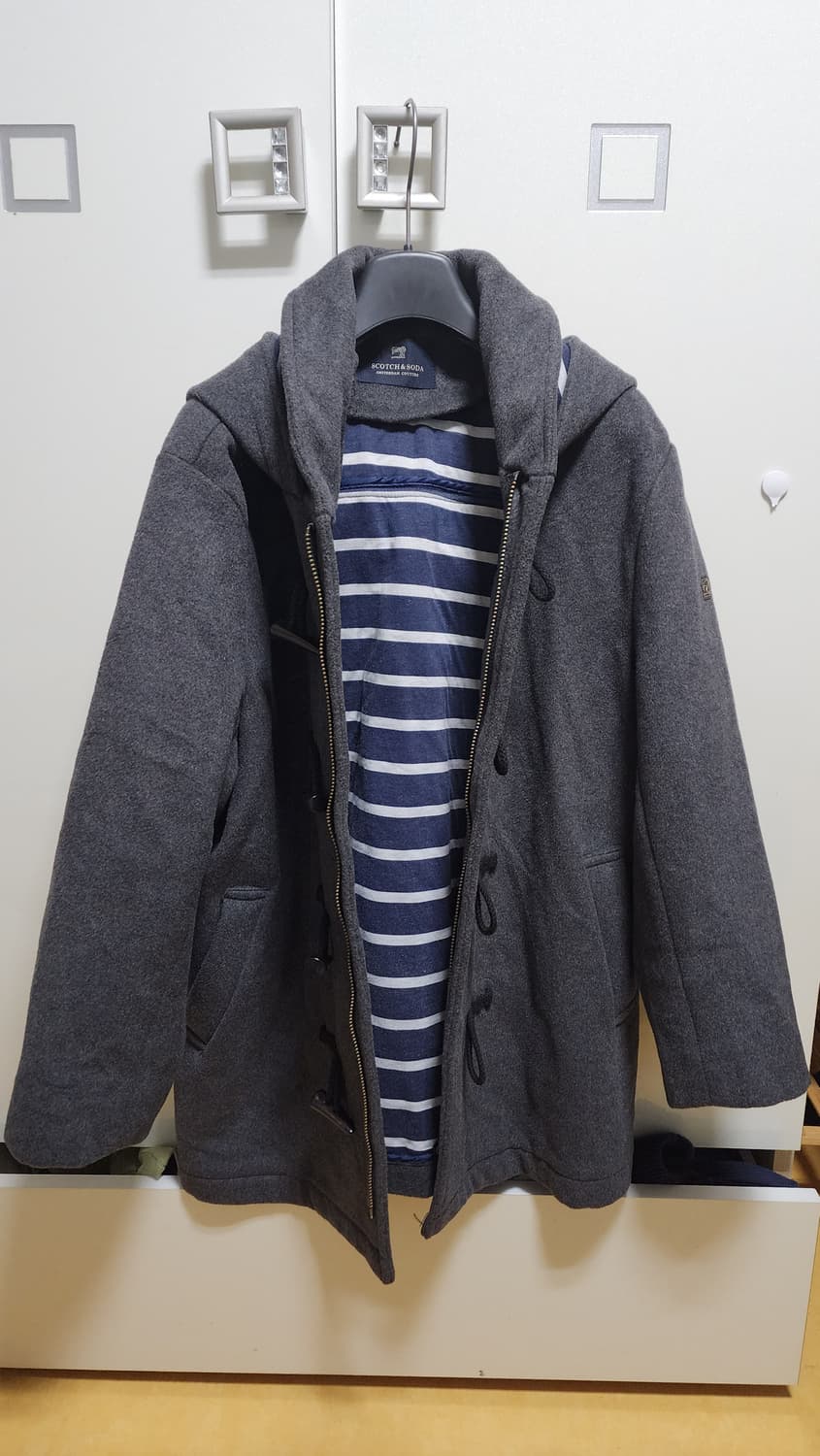 Scotch & Soda 그레이 울혼방 코트 상품이미지4