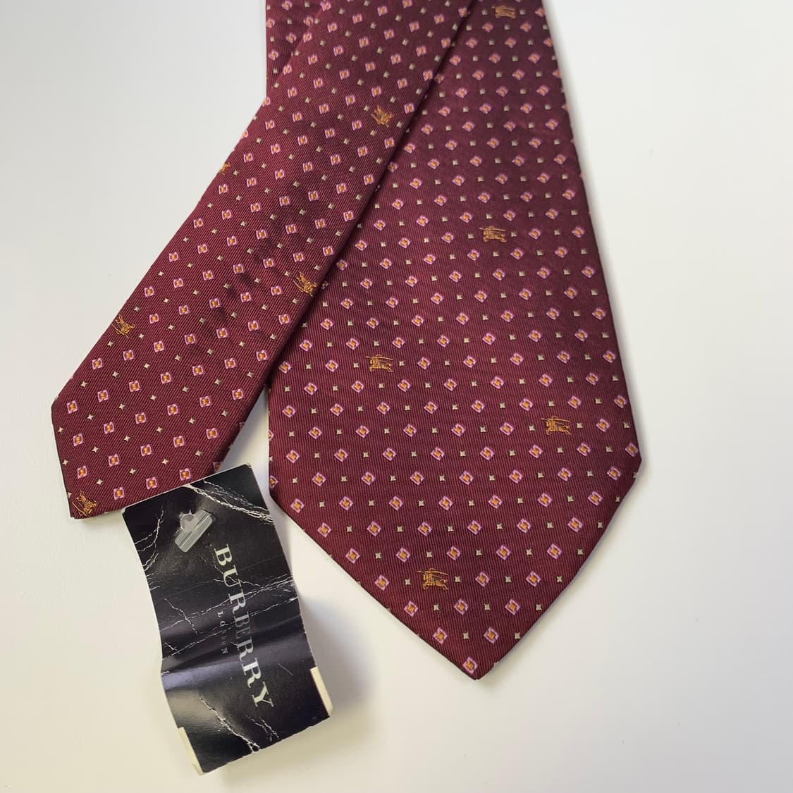 (미사용품) 버버리(BURBERRY) 택 달린 미품 모노그램 넥타이 상품이미지4