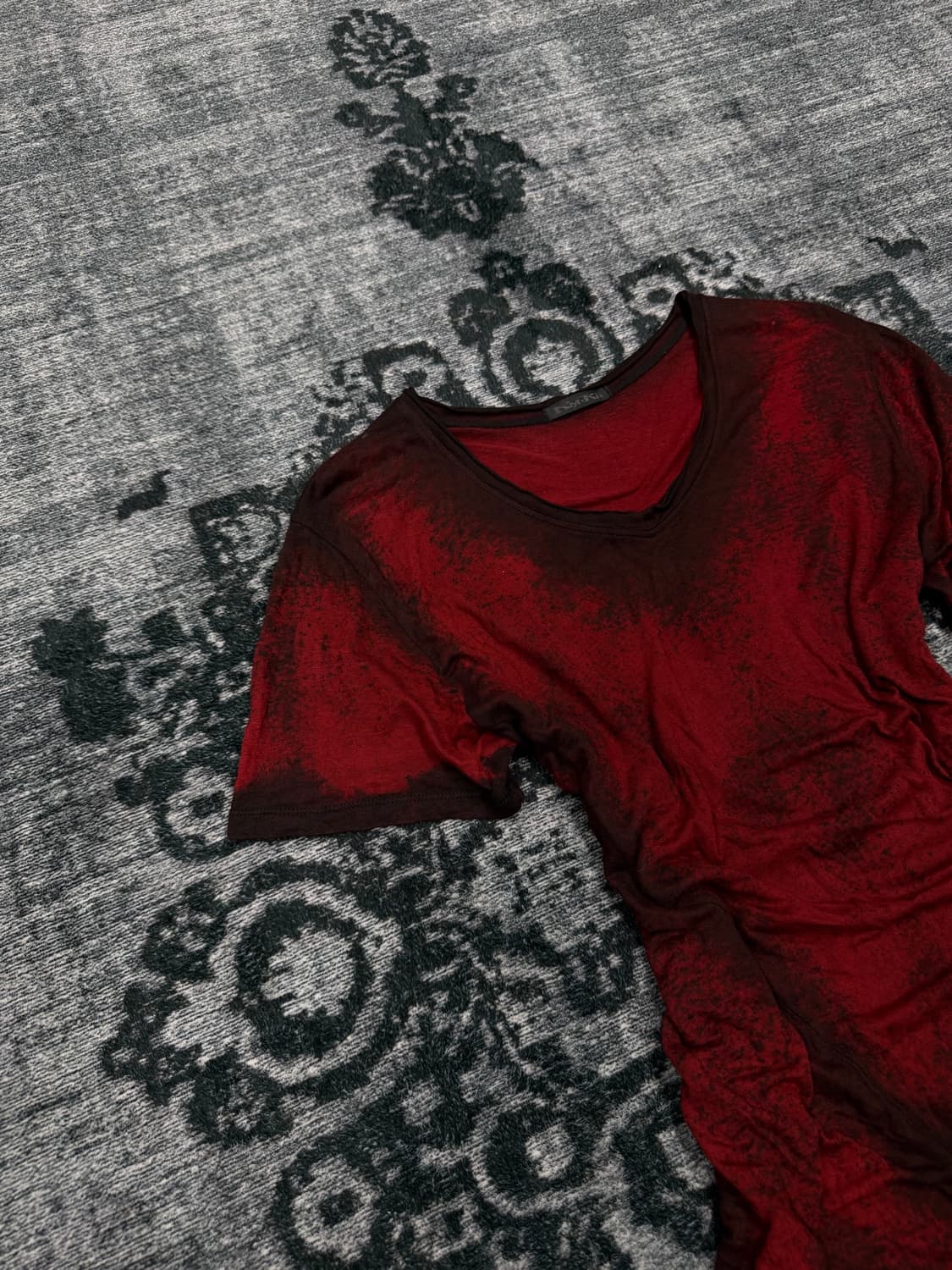 Kmrii shadow slash string t shirts 상품이미지3