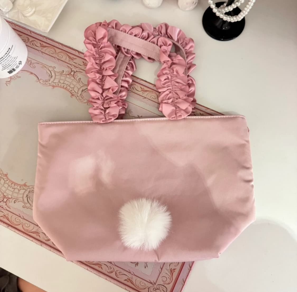 [새상품] 메종드플뢰르 x 산리오 마멜 딸기백 상품이미지3