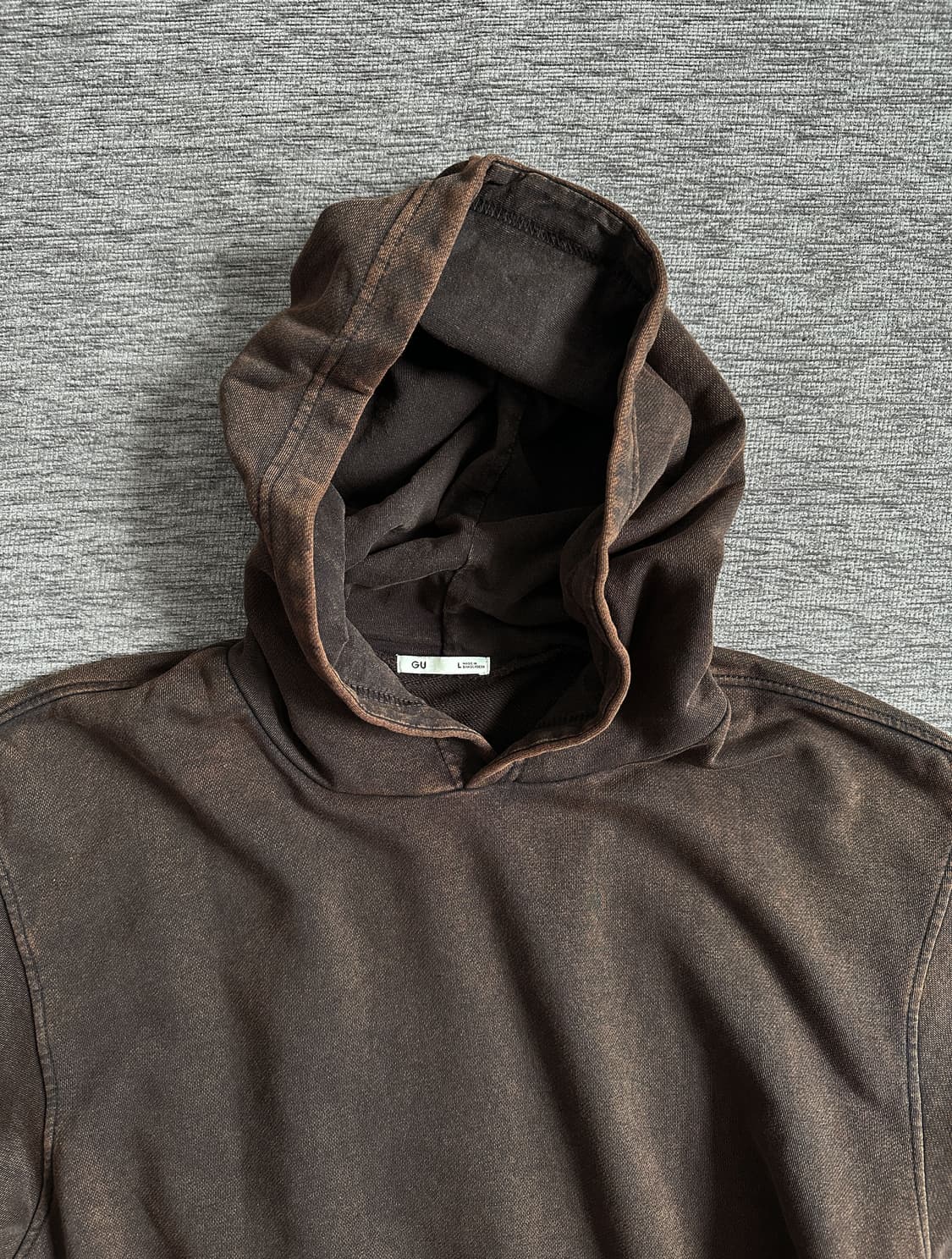 GU 빈티지 워시드 후드티 상품이미지2