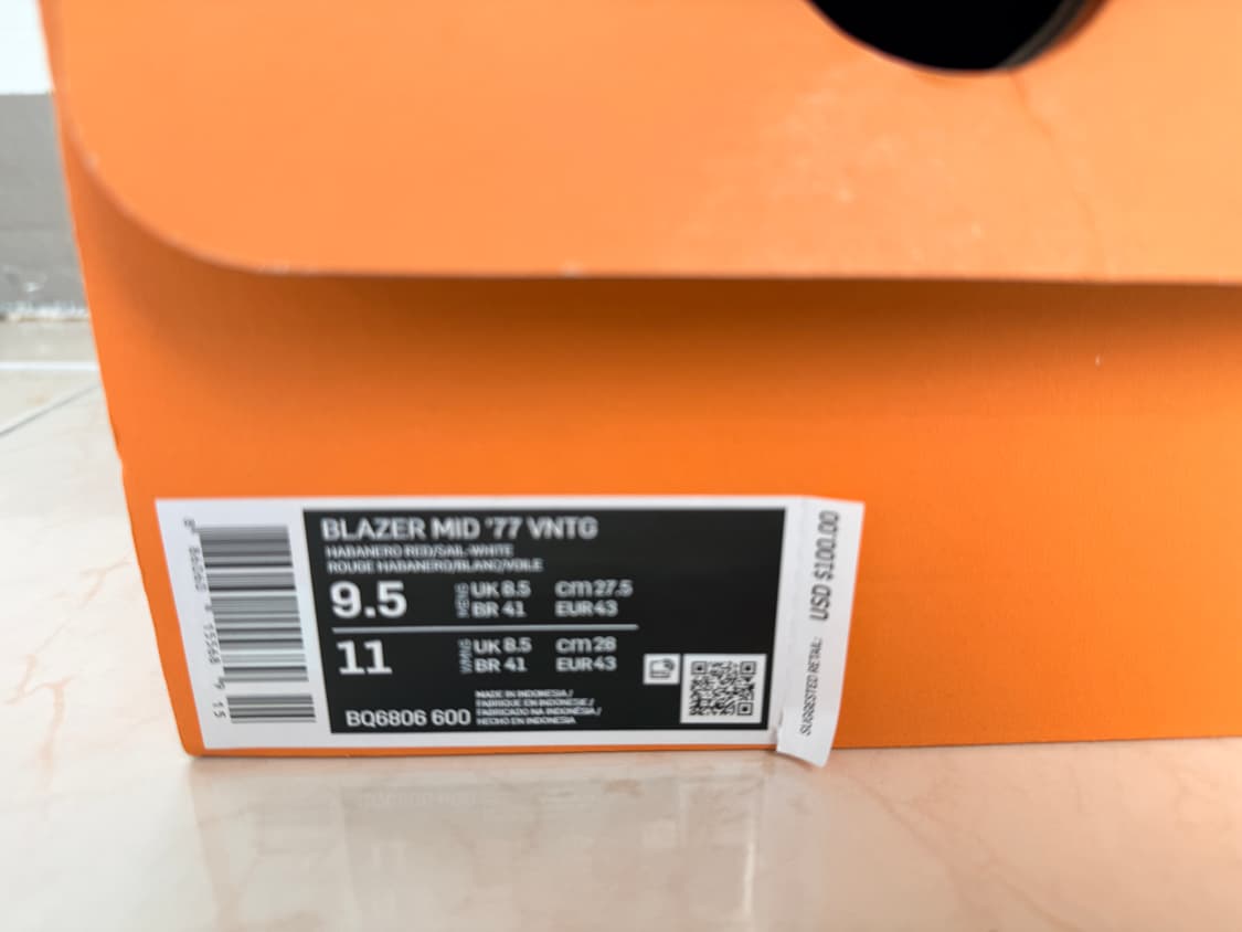 나이키 블레이저 미드 '77 하바네로 레드 -275 상품이미지3