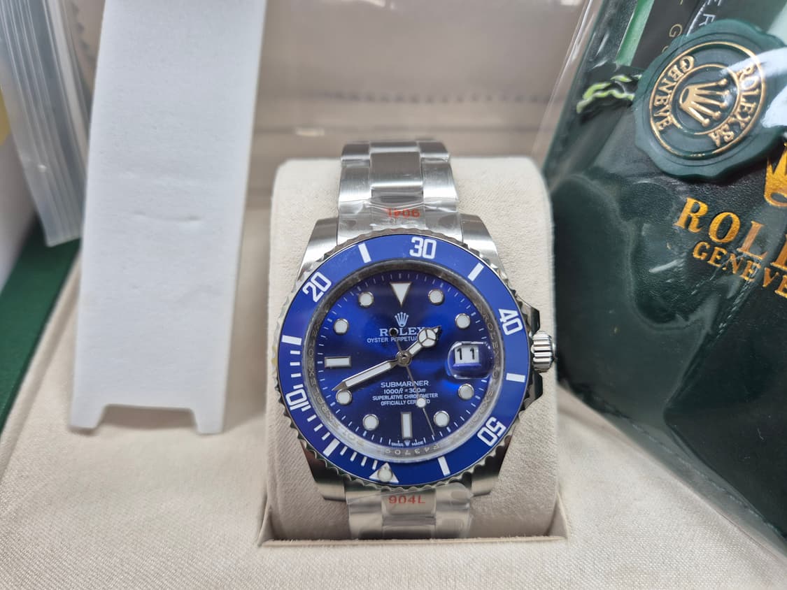 롤렉스 서브마리너 오토매틱 청판블루 손목 시계 상품이미지1