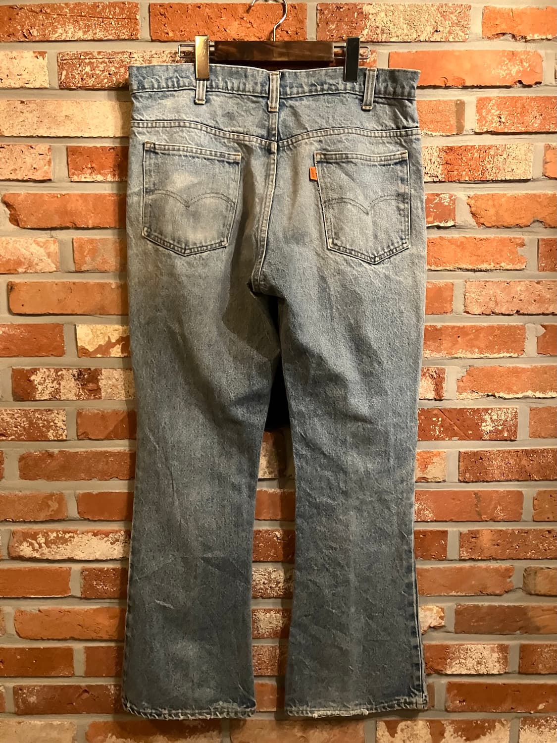 70s USA 빈티지 리바이스 646 벨바텀 부츠컷 데님 팬츠 상품이미지5