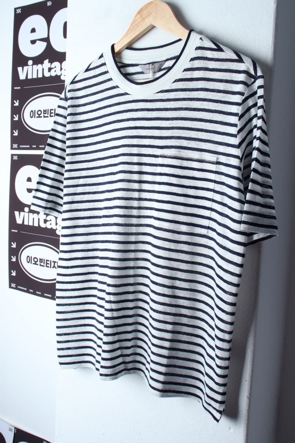 W(XL-2XL) 데일리스트 반팔 티셔츠 새상품 린넨 마-H33069 상품이미지1