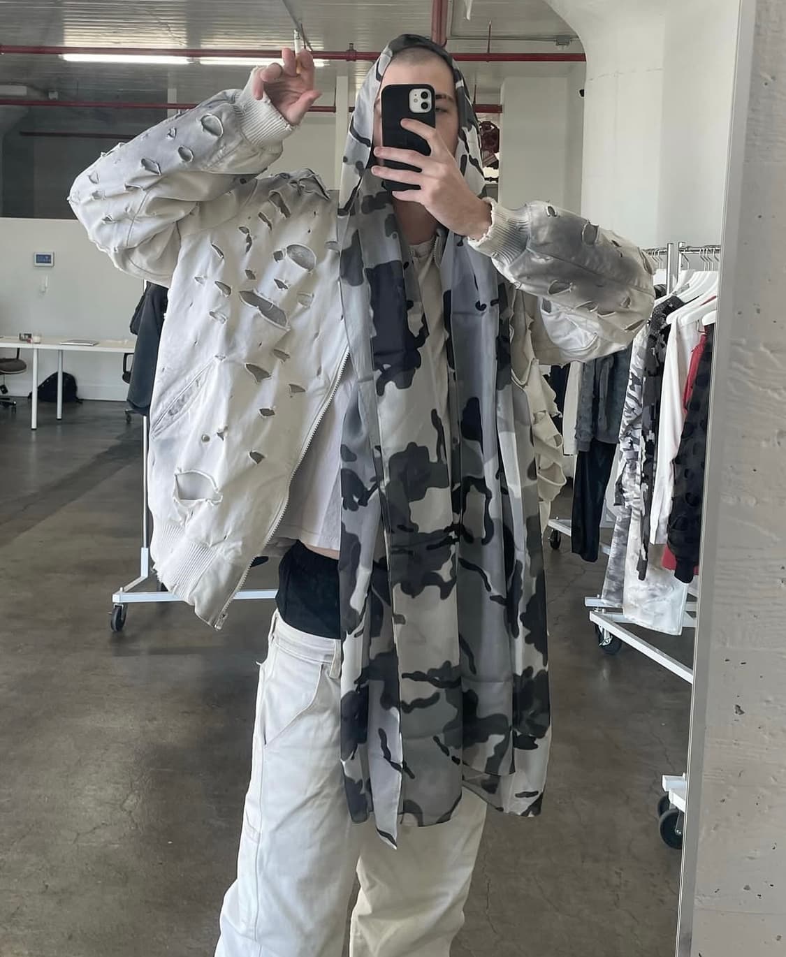 Alexander digenova 1 of 1 봄버 화이트 레더 상품이미지1