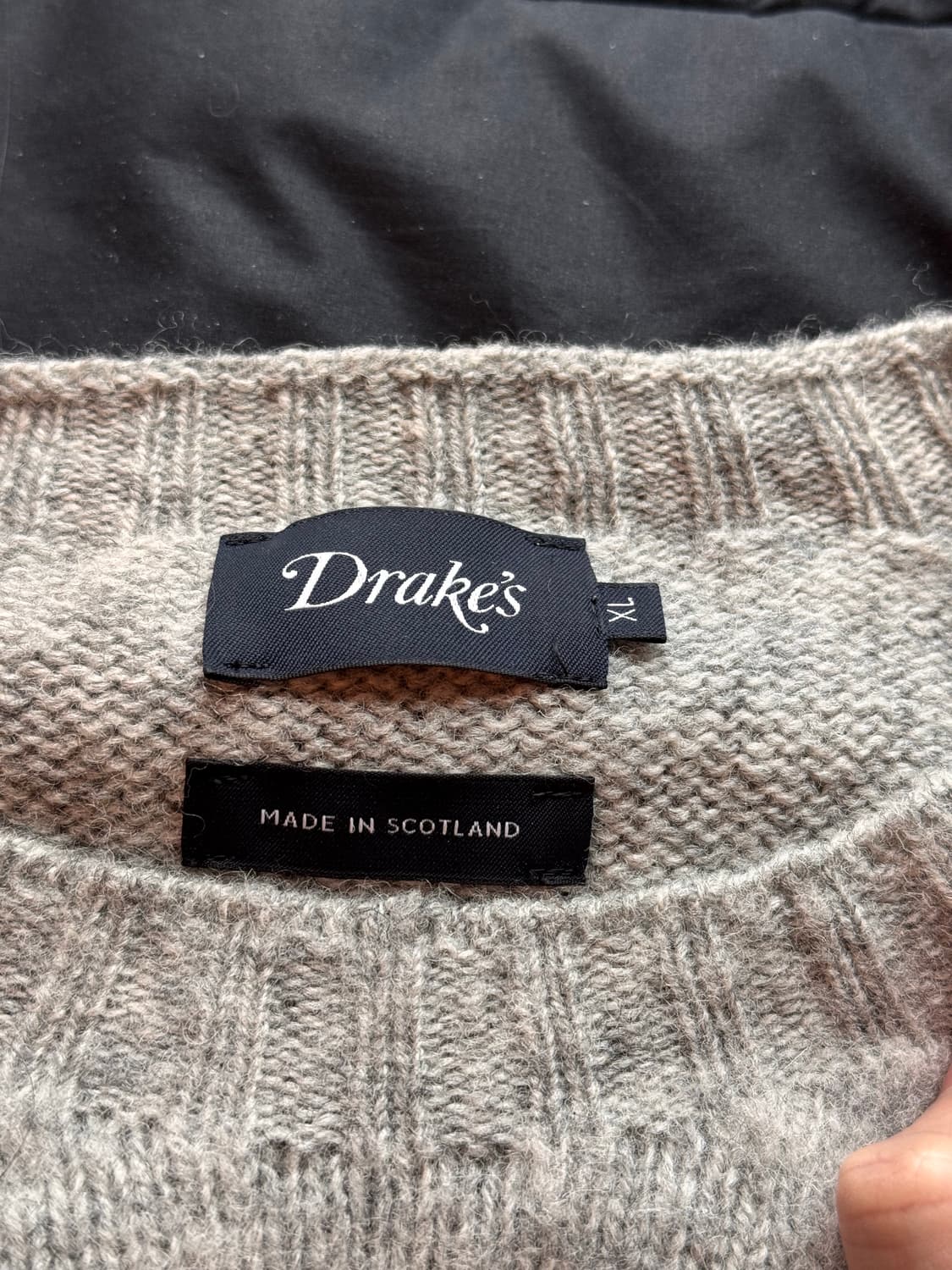 드레익스 Drakes 쉐기독 셔틀랜드울 니트 상품이미지2