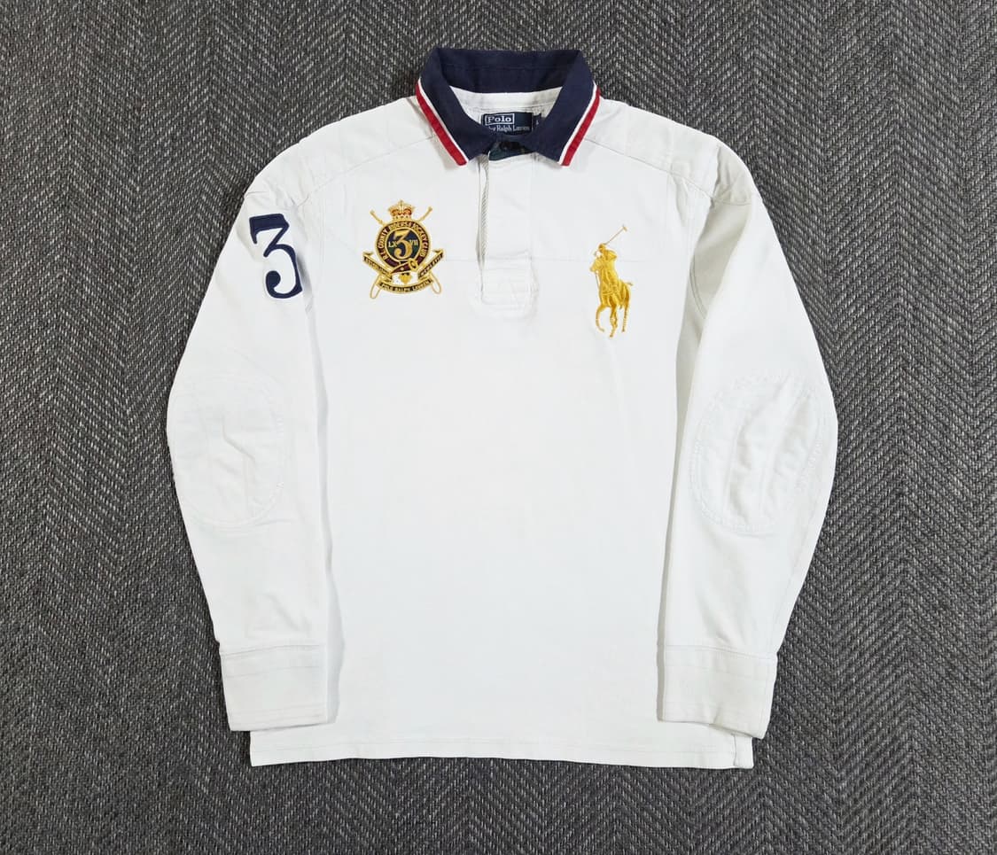 폴로 랄프로렌 빅포니 아이보리 긴팔 럭비티 상품이미지1