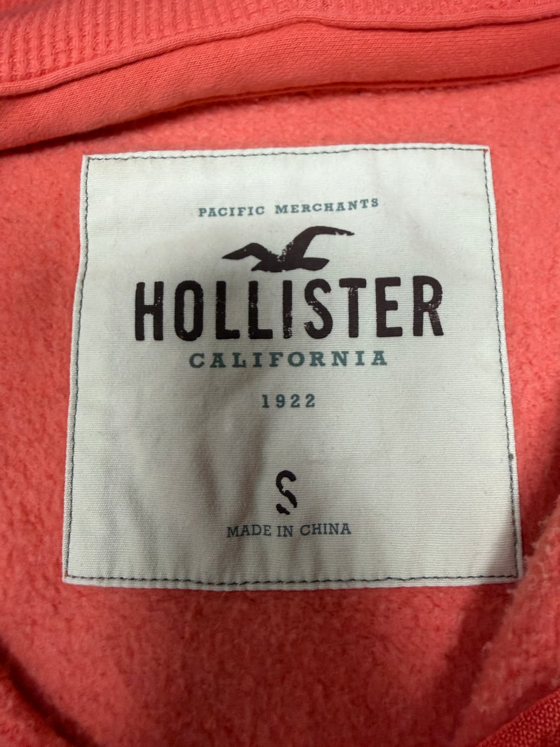 홀리스터 오렌지 후드집업 s 상품이미지3