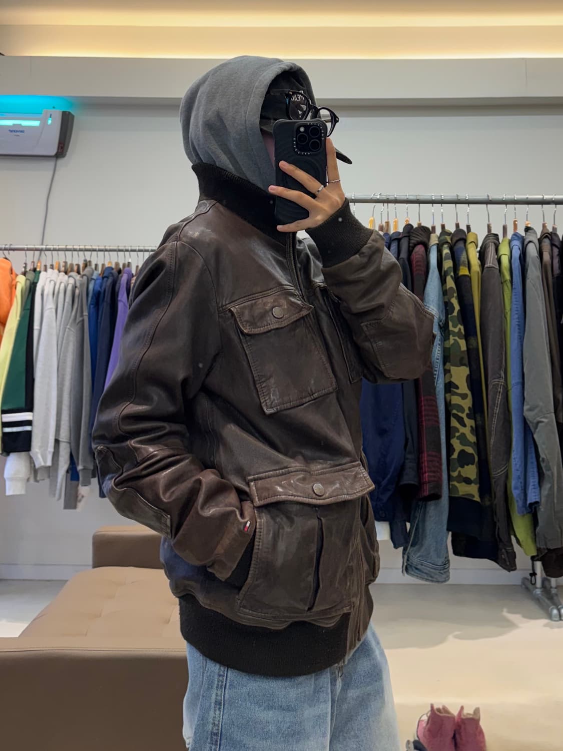 타미힐피거 램스킨 자켓 상품이미지7