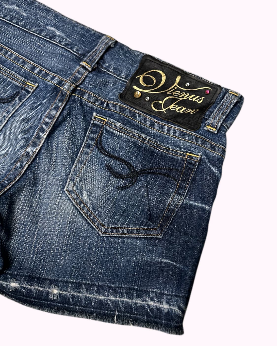 vienus jean denim hot pants 상품이미지5