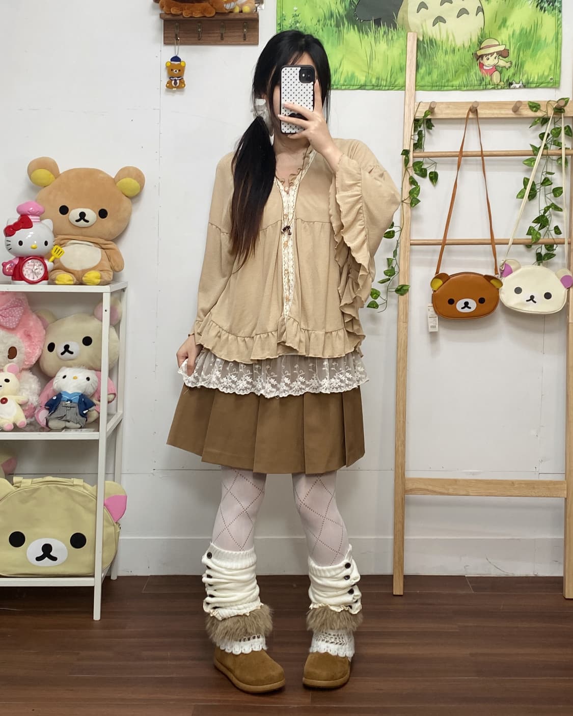 ꒰ঌ 라떼갸루 🧸 케이프 세트 ໒꒱ 상품이미지1