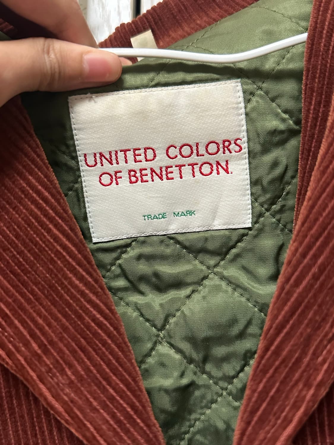 [UNITEDCOLOROFBENETTON] 브라운 코듀로이 크롭자켓 상품이미지4