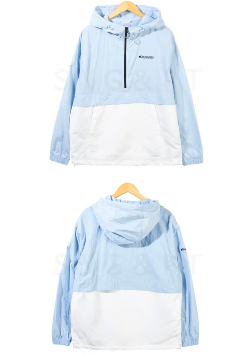 디스커버리 컬러블록 아노락 바람막이 상품이미지1